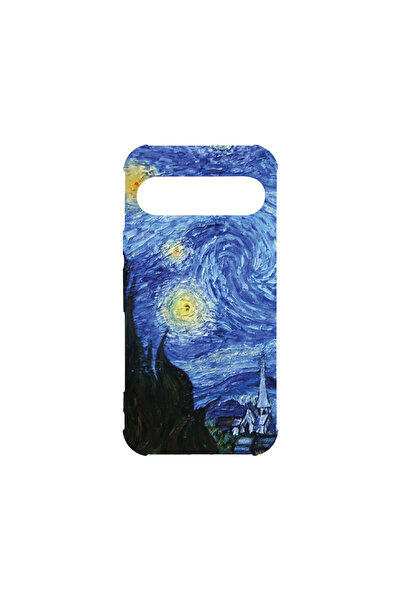 bestcase Carcasă spate antișoc pentru Google Pixel 9 Pro, Van Gogh - Noapte î...