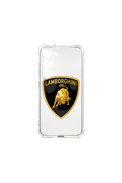 bestcase Carcasă spate antișoc pentru Samsung Galaxy S23, logo Lamborghini, A...