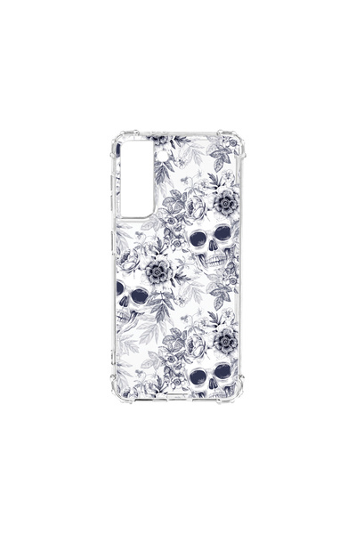 bestcase Carcasă spate antișoc pentru Samsung Galaxy S22 Plus, model craniu a...