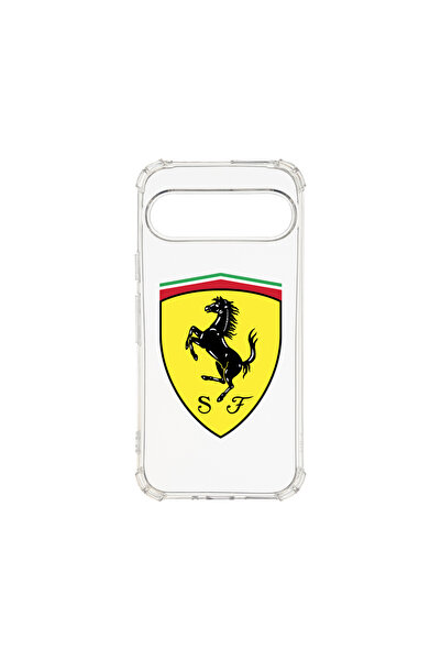 bestcase Carcasă spate antișoc pentru Google Pixel 9 Pro, logo Ferrari, AS 1774