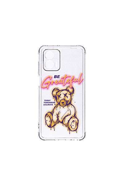 bestcase Carcasă spate antișoc pentru Motorola Edge 50 Fusion, Teddy Bear - B...