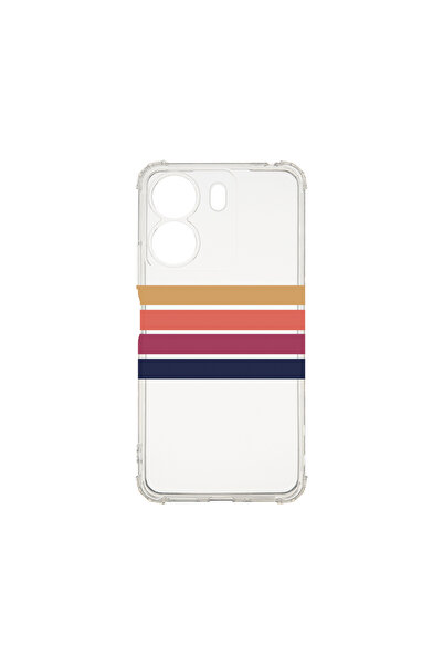 bestcase Carcasă spate antișoc pentru Xiaomi Redmi 13C, Retro Lines, AS 1479