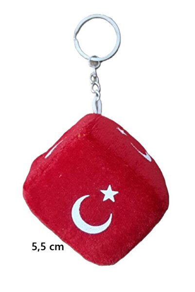 toysclub سلسلة مفاتيح سيارة مع علم تركي من القطيفة