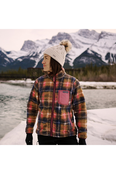 Columbia Boundless Days Cable Knit Pom Beanie, Women's Beannie