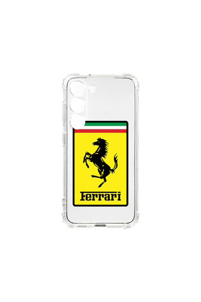 bestcase Carcasă spate antișoc pentru Samsung Galaxy S23 Plus, logo Ferrari, ...