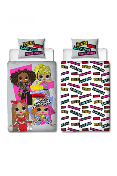 LOL 2-piece LOL bed linen set, polyester and cotton, size 140 cm x 200 cm