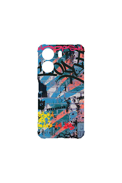 bestcase Carcasă spate antișoc pentru Xiaomi Redmi 13C, Graffiti Wall, AS 1183