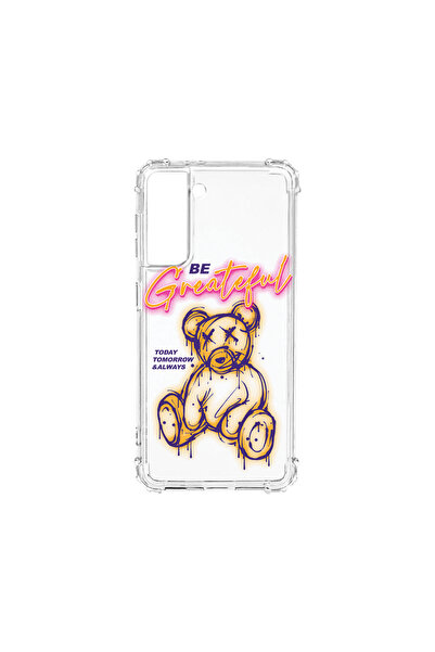 bestcase Carcasă spate antișoc pentru Samsung Galaxy S22, Teddy Bear - Be Gra...
