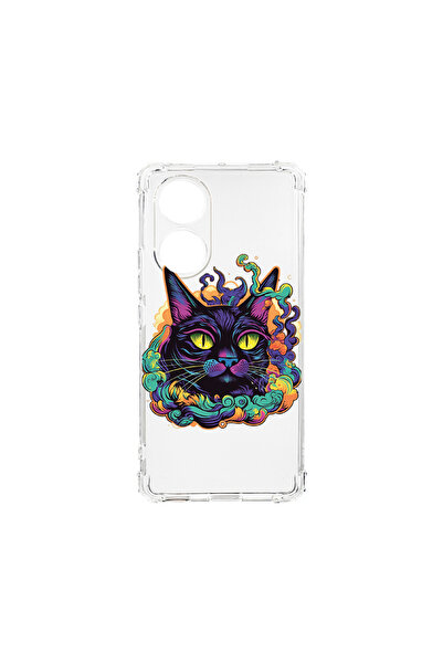 bestcase Carcasă spate antișoc pentru OPPO Reno 8T 4G, Dream Colors - Black C...