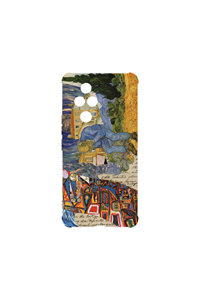 bestcase Αντικραδασμική πίσω θήκη για Honor 200 Pro, στυλ Van Gogh, AS 1275