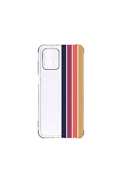 bestcase Husă spate antișoc pentru Motorola Edge 50 Fusion, Retro Lines, AS 1478