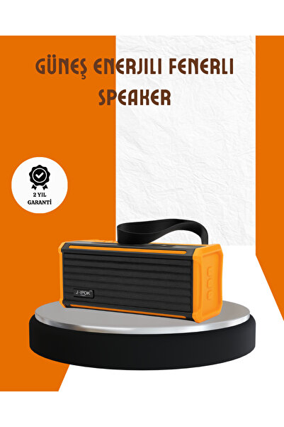 byzm J-IPOX P520 Güneş Enerjili Bluetooth Hoparlör ve Radyo