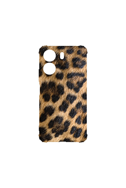 bestcase Αντικραδασμική θήκη πίσω μέρους για Xiaomi Redmi 13C, μοτίβο λεοπάρ,...