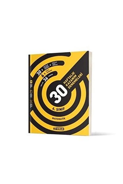Hız Yayınları 2025-2026 6. Sınıf Matematik 30 Haftalık Kazanım Denemeleri Gün...