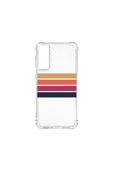 bestcase Carcasă spate antișoc pentru Samsung Galaxy S22 Plus, Retro Lines, A...
