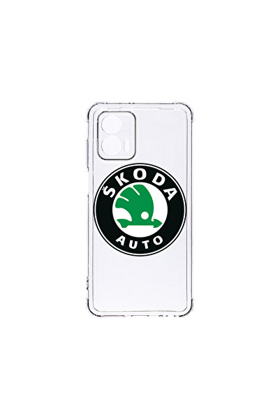 bestcase Husă spate antișoc pentru Motorola Edge 50 Fusion, logo Skoda Classi...