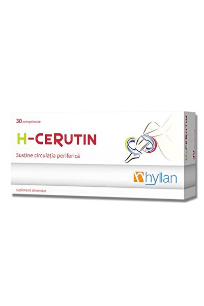 Hyllan Pharma H-Cerutin Nutritional Supplement, supports peripheral circulation, Hyllan Pharma, 30 tablets