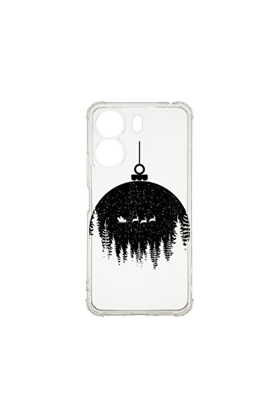 bestcase Carcasă spate antișoc pentru Xiaomi Redmi 13C, Glob de Crăciun, AS 1605