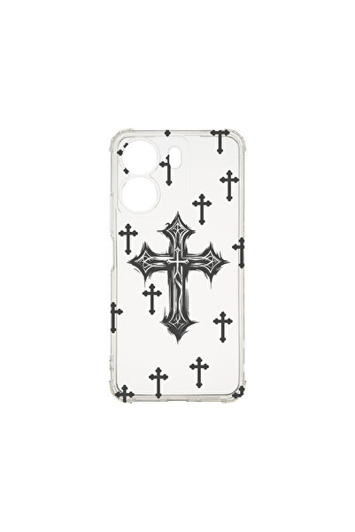 bestcase Carcasă spate antișoc pentru Xiaomi Redmi 13C, Cross, AS 1474