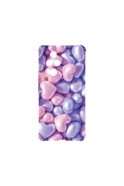 bestcase Carcasă spate antișoc pentru Honor 200 Pro, inimioare colorate, AS 1146