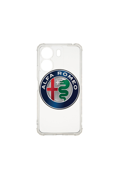 bestcase Carcasă spate antișoc pentru Xiaomi Redmi 13C, logo Alfa Romeo, AS 1755