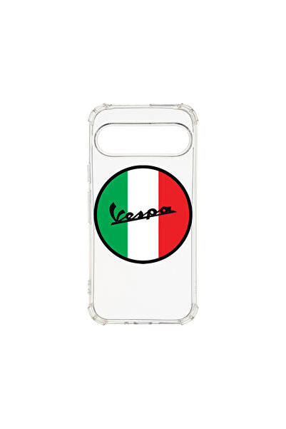 bestcase Carcasă spate antișoc pentru Google Pixel 9 Pro, logo Vespa, AS 1708