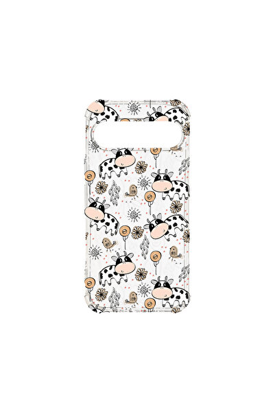 bestcase Carcasă spate antișoc pentru Google Pixel 9 Pro, model vacă, AS 1434