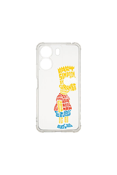 bestcase Αντικραδασμική θήκη πίσω για Xiaomi Redmi 13C, καλλιγραφία Bart Simp...