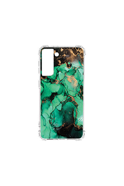 bestcase Удароустойчив калъф за Samsung Galaxy S22 Plus, тъмен мрамор, AS 890