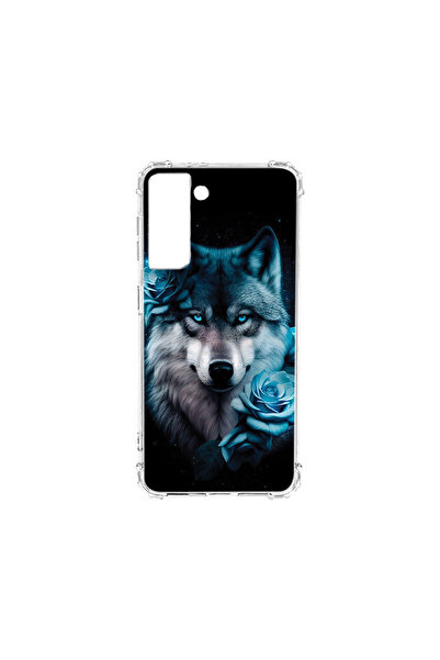 bestcase Carcasă spate antișoc pentru Samsung Galaxy S22, Blue Wolf, AS 1105