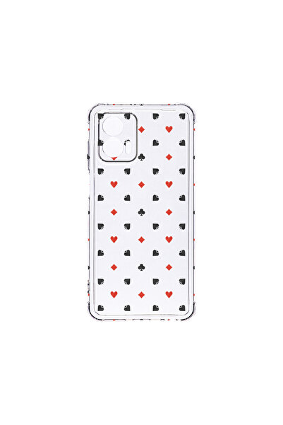 bestcase Carcasă spate antișoc pentru Motorola Edge 50 Fusion, model Poker, A...
