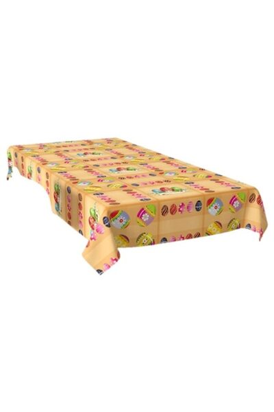 E EFRALL Tablecloth PVC, 1.95m x 1.4m, Easter model, durable, waterproof