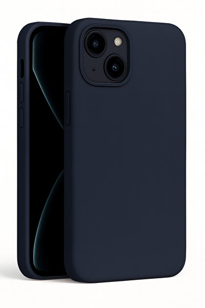 Nexa Store iPhone 15 Kadife Kaplı Lansman Silikon Kılıf