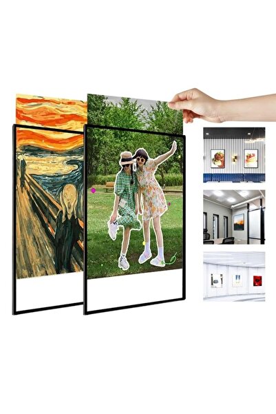 Powermaster PM-21756 Ledli A2 Değiştirilebilir Reklam Poster Çerçevesi (Tabela)