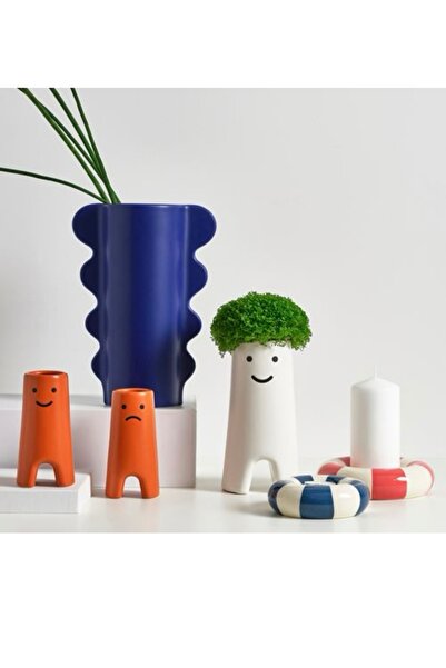 IKEA Βάζο Doftbraken, βαθύ μπλε, 28 εκ