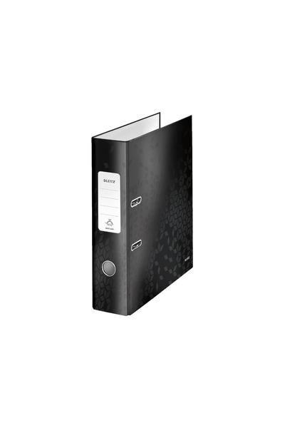 Leitz Biblioraft 180° WOW laminated cardboard A4 80 mm black