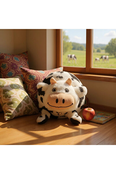 K-LAY küçük çanlı inek 32 cm peluş oyuncak