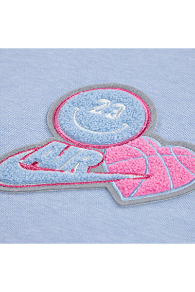 Nike JORDAN JDG BLUE JEANS & BLING FLC CRE KIZ ÇOCUK SWEATSHİRT 45F195 45F195-BG6