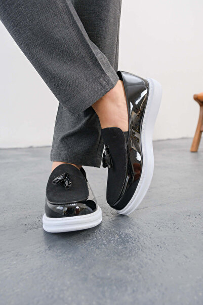 Ramer CH002 - RBT Loafer Verniciata Мъжки обувки ЧЕРЕН