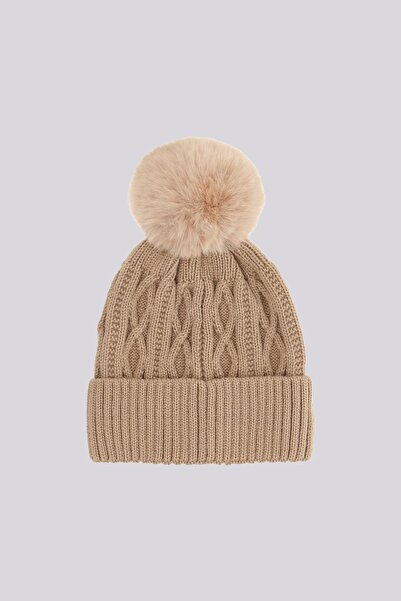 Guess BG Store Μπεζ μπερέ για κορίτσια