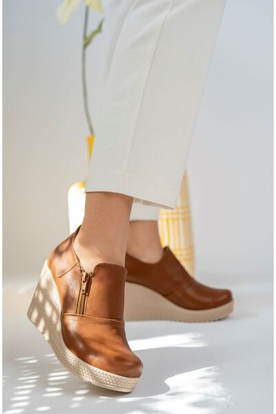İrem Ayakkabı Padded Sole Side Zipper Shoes