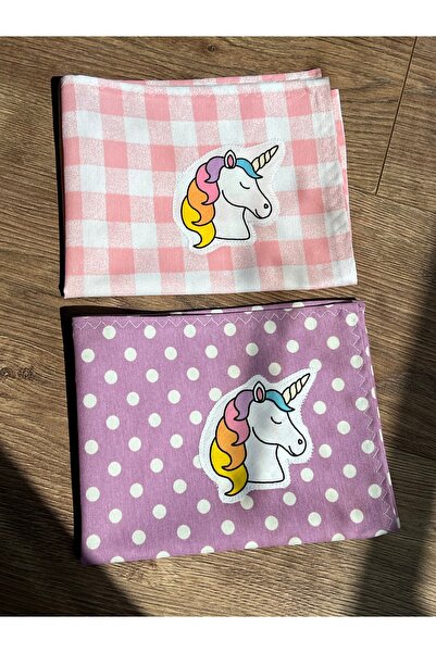 Home Unicornlu 2 adet beslenme örtüsü