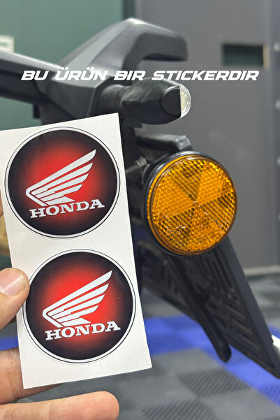 Banxtre مجموعة ملصقات مستديرة مقاس 5 سم × 5 سم لعاكس هوندا PCX Kedigözü (قطعتان)