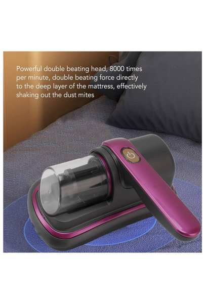 BUYNUK Cordless Vacuum Cleaner with HEPA Filter, Bed and Fabric Cleaner, 2-Speed Deep Cleaner, 8KPa S