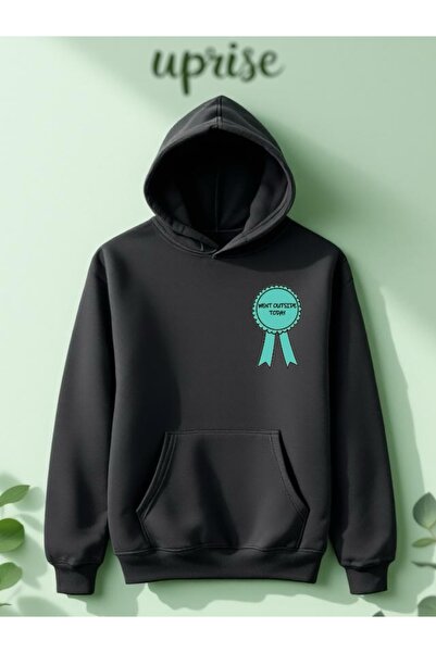 Vordevia Έφυγα εξωτερικός χώρος σήμερα με τύπωμα Φούτερ από βαμβάκι 3 νήματα ...