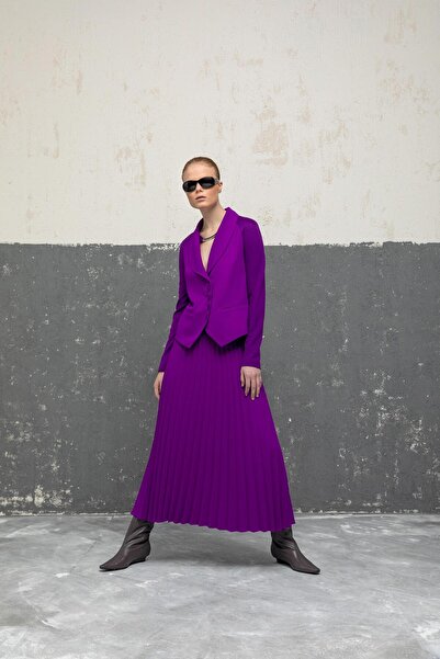 KAMEYA PİLELİ UZUN ETEK 26W30807