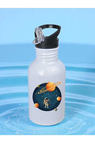 lili hediyelik زجاجة ماء للأطفال في الفضاء 600 مل - زجاجة ماء للأطفال، زجاجة ماء للأطفال