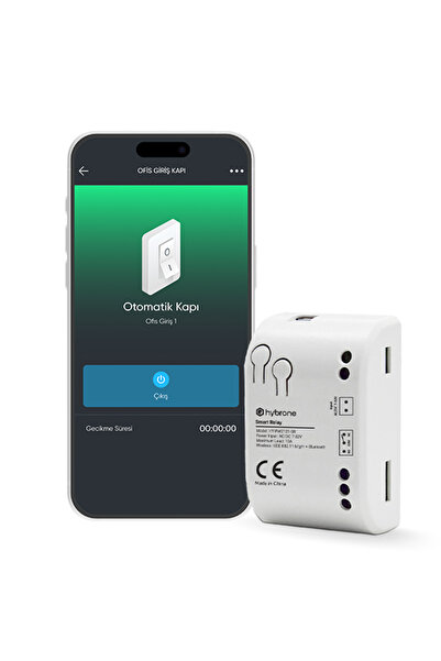 Hybrone Akıllı Wi-Fi Tekli Kuru Kontak Röle