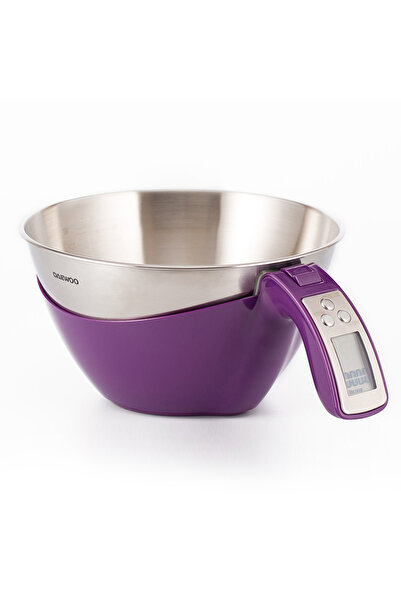 Daewoo Ζυγαριά κουζίνας από ανοξείδωτο ατσάλι (μωβ)