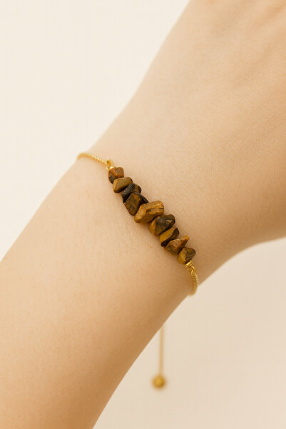 LOVELOTUS سوار عين النمر من الحجر الطبيعي المكسور بتصميم رائع